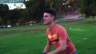 Massive hunk rims and barebacks disreputable twink in jockstrap